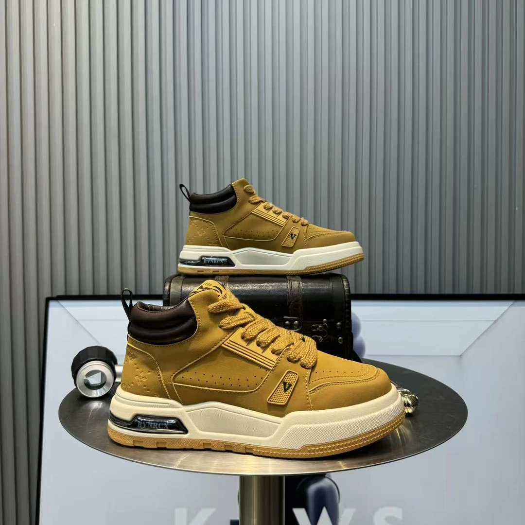 增高秋季休闲板鞋运动厚底拼色百搭休闲鞋秋冬鞋子冬季潮流潮鞋