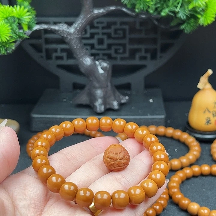 鱼***吖猴头核桃吊坠全品老型