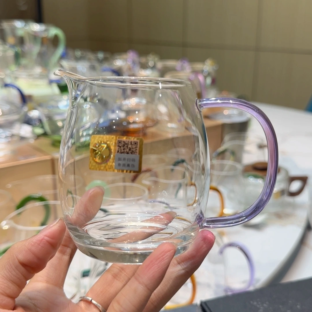 禾器浅紫色澄然公道杯