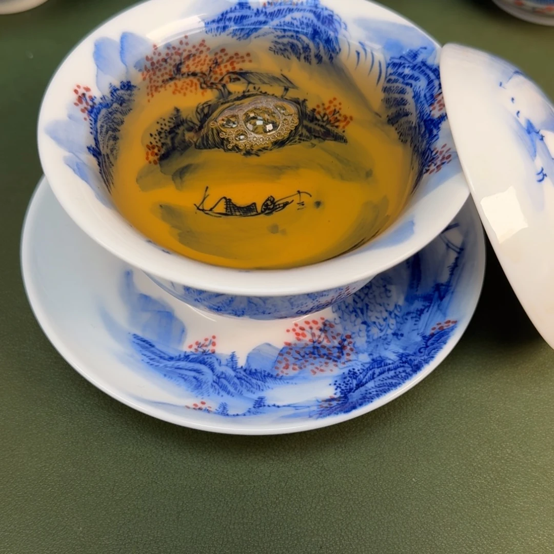 陶景德镇纯手绘茶具圆圆292