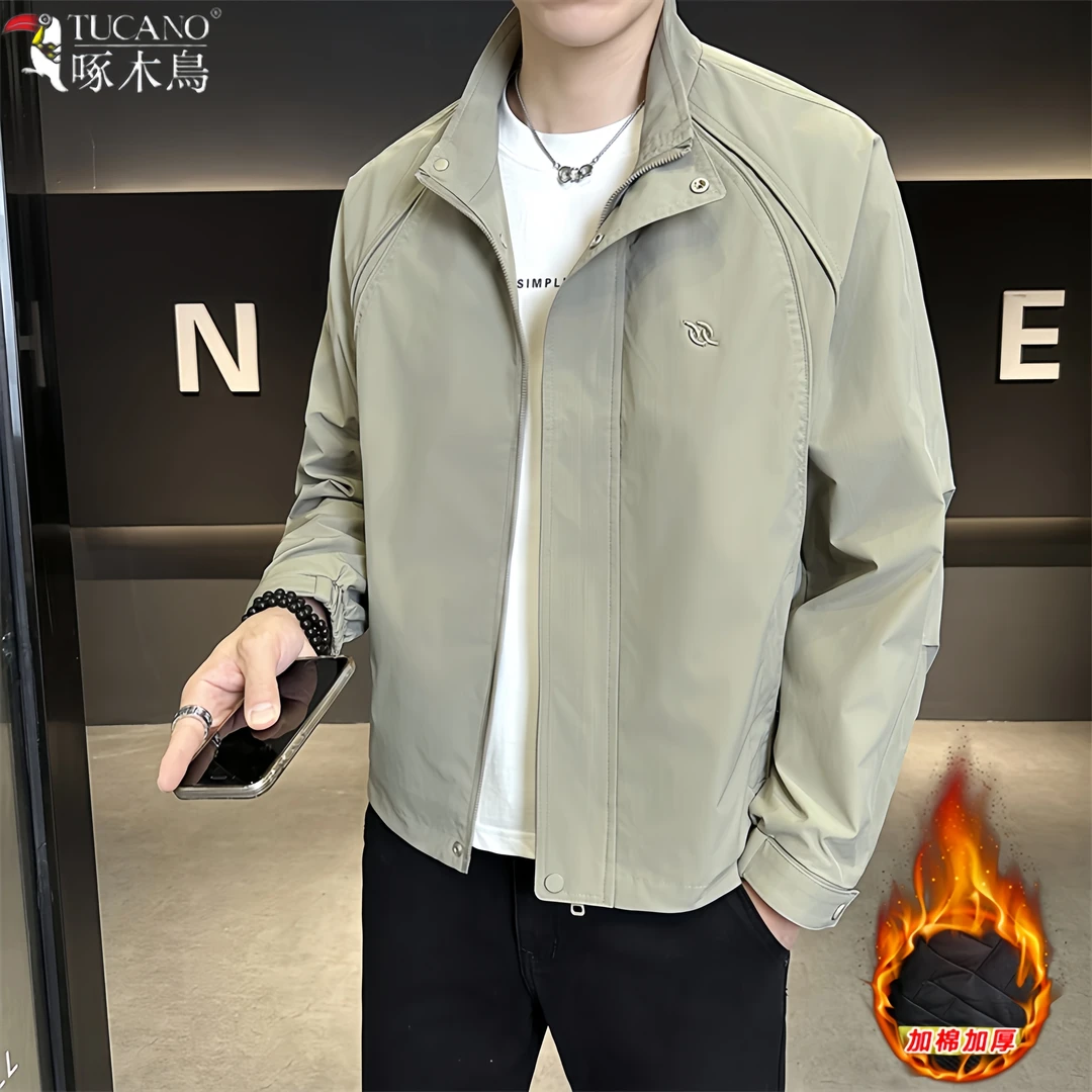 TUCANO/啄木鳥新款冬季立领二棉夹克男士休闲时尚外套保暖上衣服