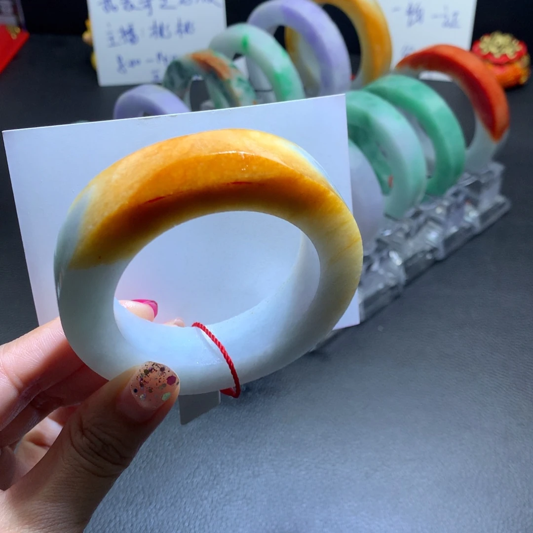 未镶嵌宽版轮胎定制翡翠60内