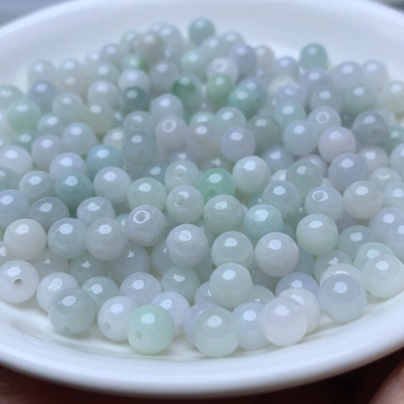 【闪购商品】散珠翡翠卡6冰绿白100个