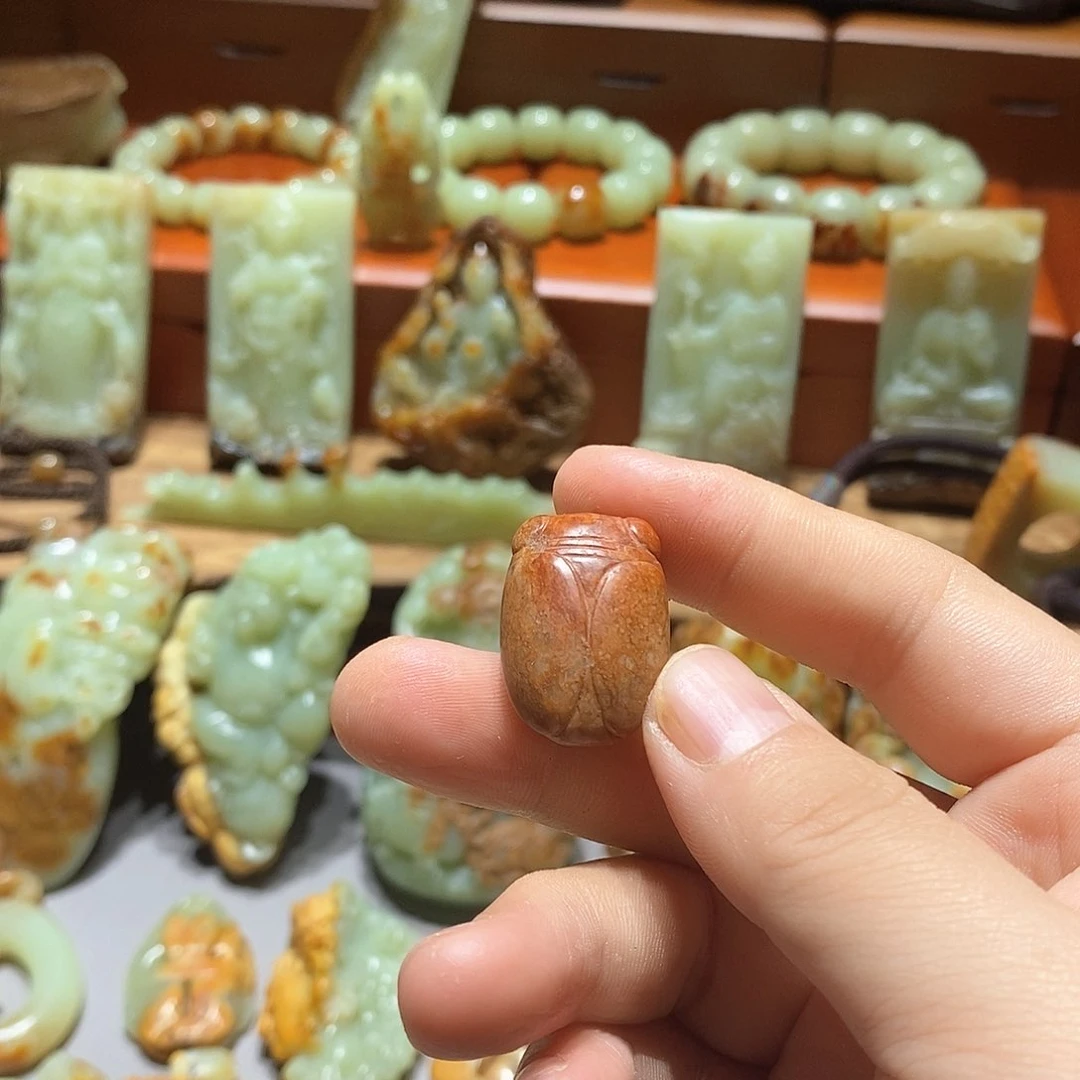 岫岩河磨玉（透闪石质玉）珠宝奇石未镶嵌索*克