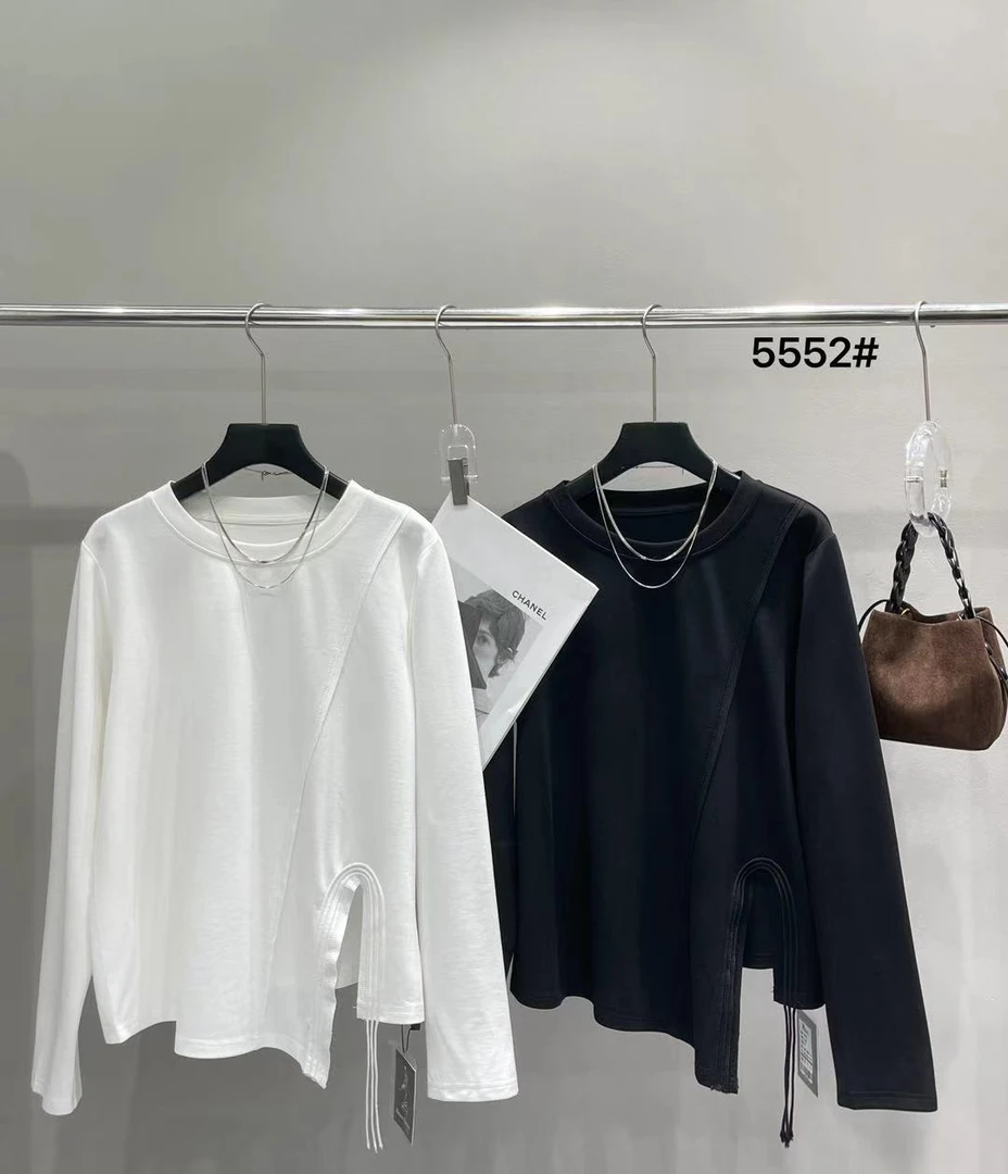 米多多 HX#5552#简约百搭休闲上衣