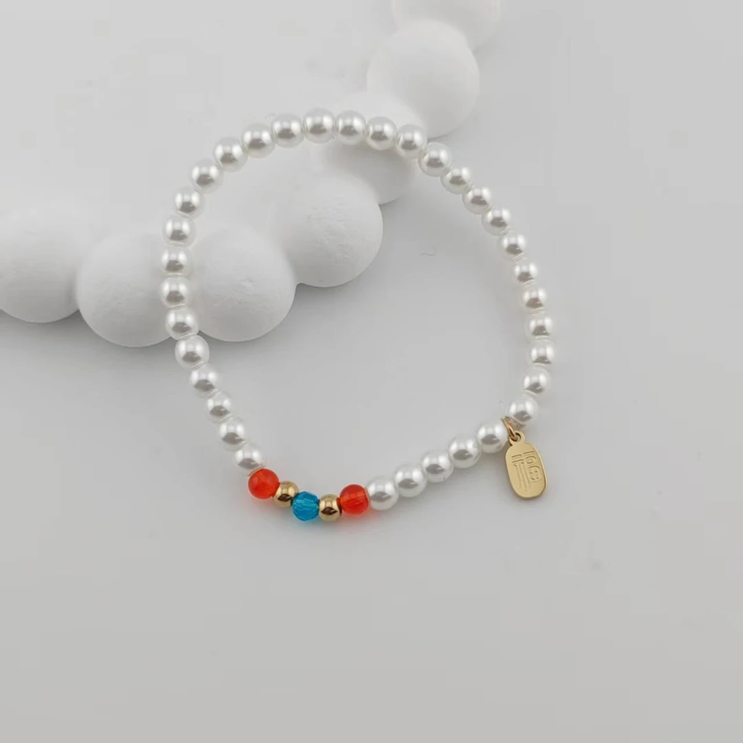 XUPING/旭平首饰 不锈钢仿珍珠手链 冬上新【潘生福利】 T001100962