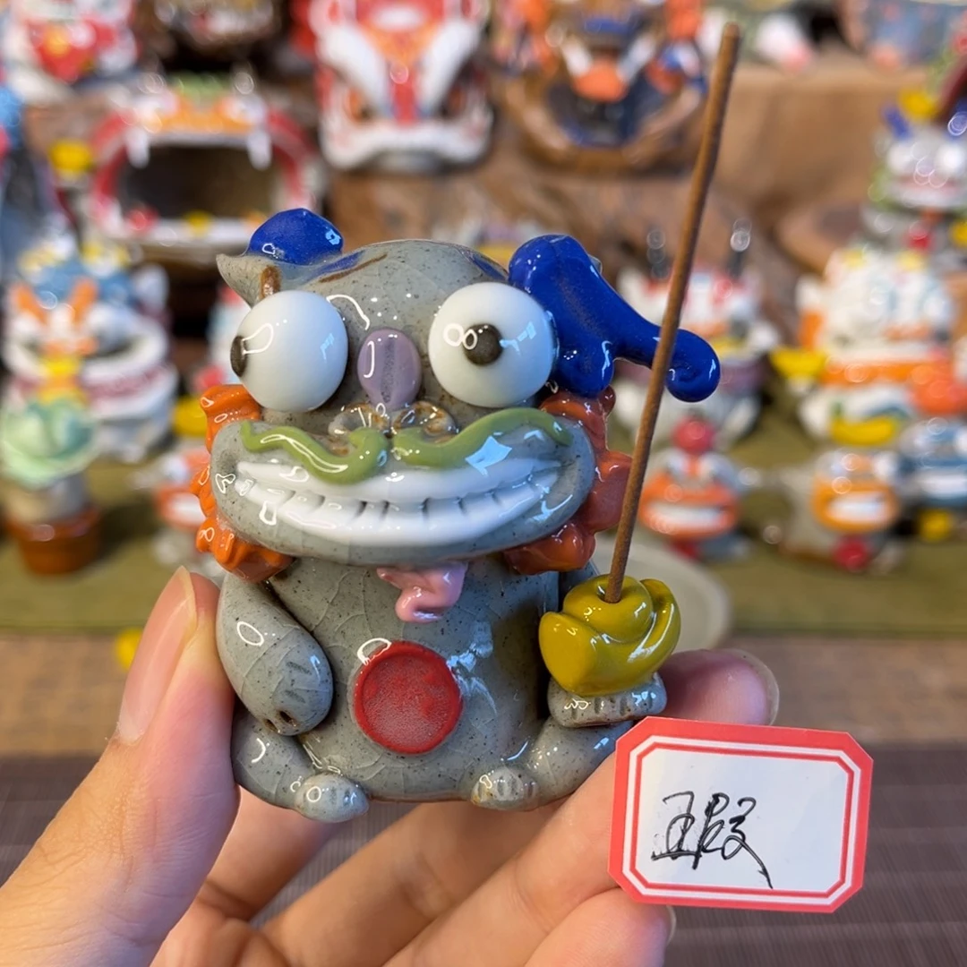 泥塑纯手工茶宠摆件