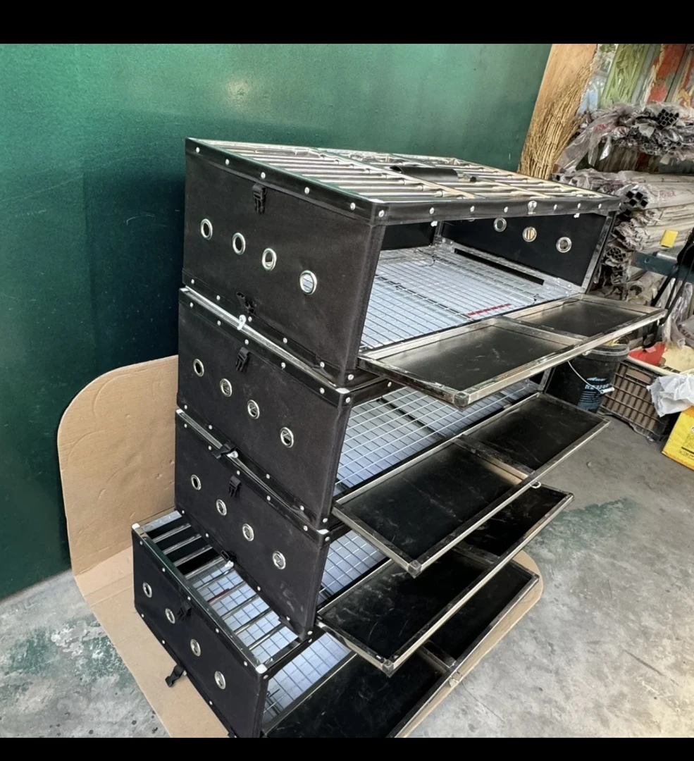 牛津布圆孔训放笼网片不锈钢笼子放飞笼鸽子批发训练鸟笼