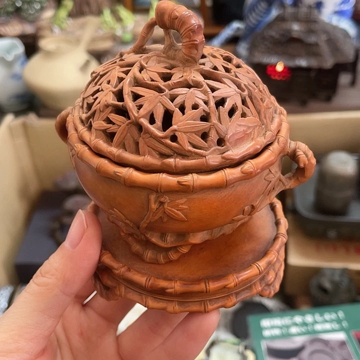 木中古工艺品摆件