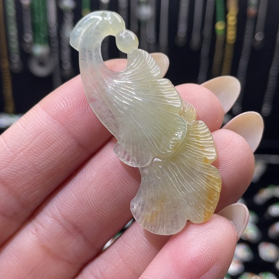 颈饰未镶嵌翡翠吊坠