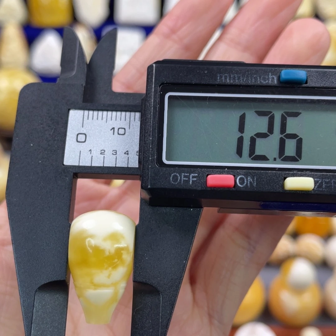 蜜蜡裸石未镶嵌琥珀蜜蜡三通