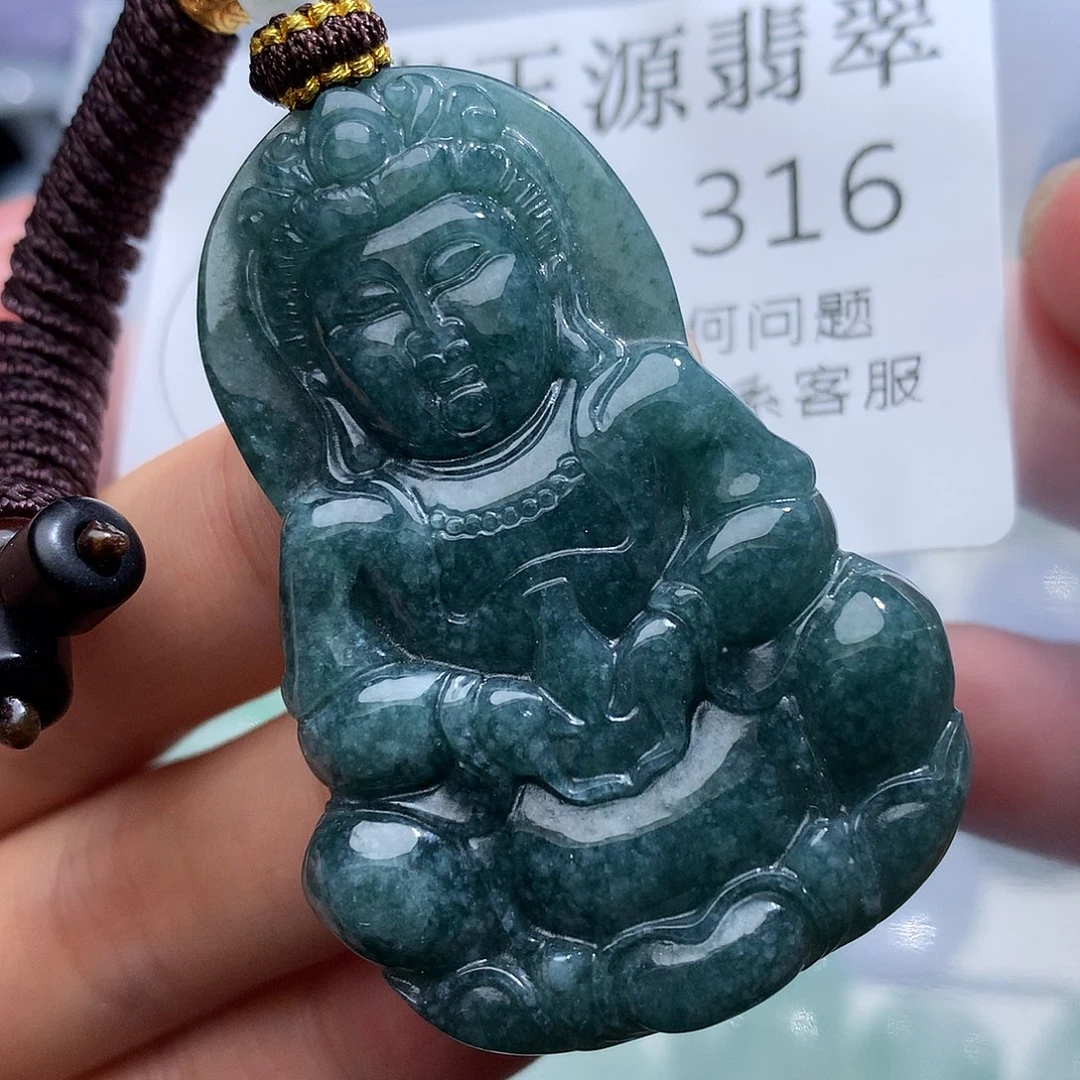 翡翠未镶嵌颈饰316