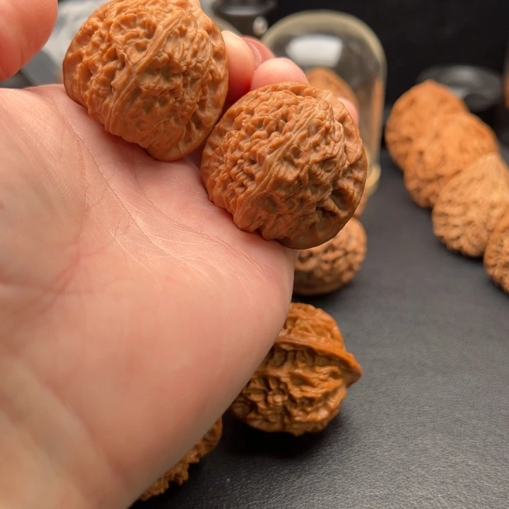 把件文玩核桃40白狮子