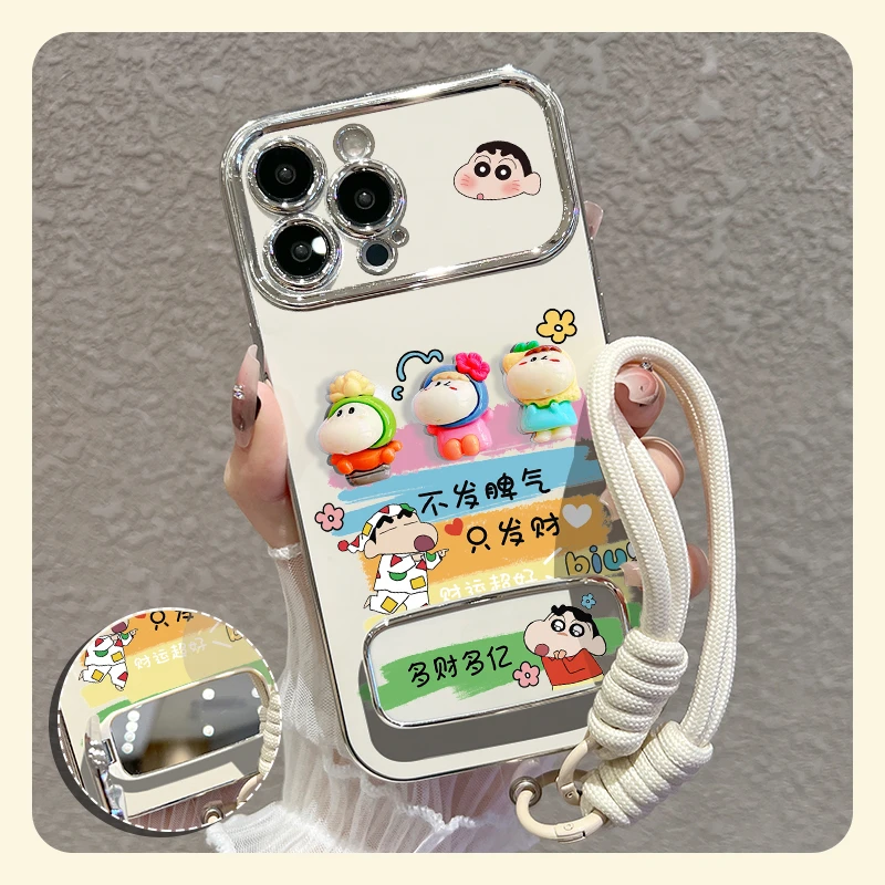 【苹果/华为/vivo/oppo/小米】适用卡通可爱大视窗手机壳硅胶防摔套