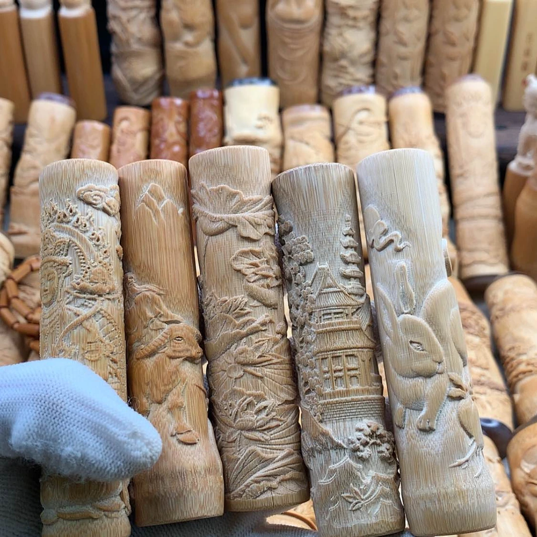 【闪购商品】竹开裂实心竹哈哈哈哈哈哈