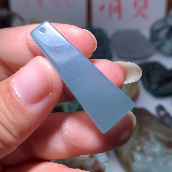 翡翠颈饰未镶嵌保真天然A货翡翠