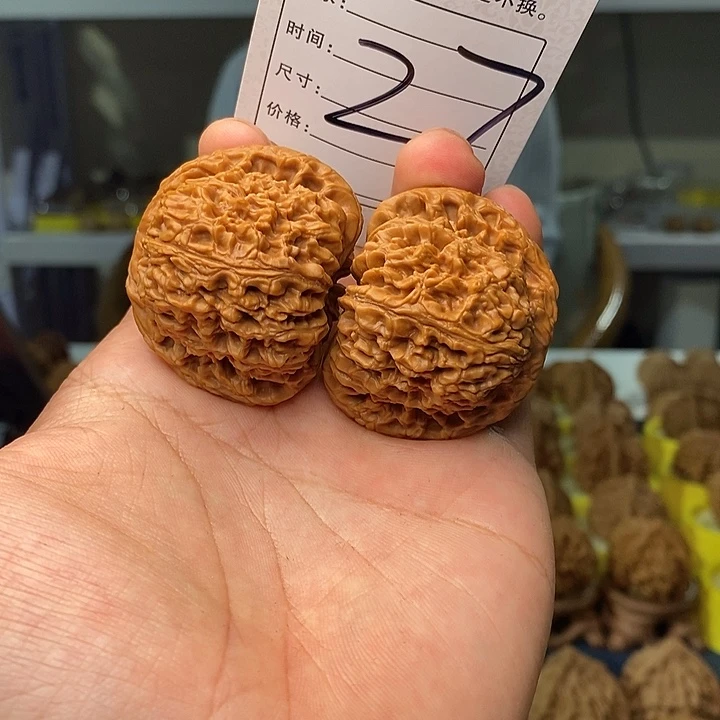 温***柔文玩核桃把件文玩核桃南疆44-27