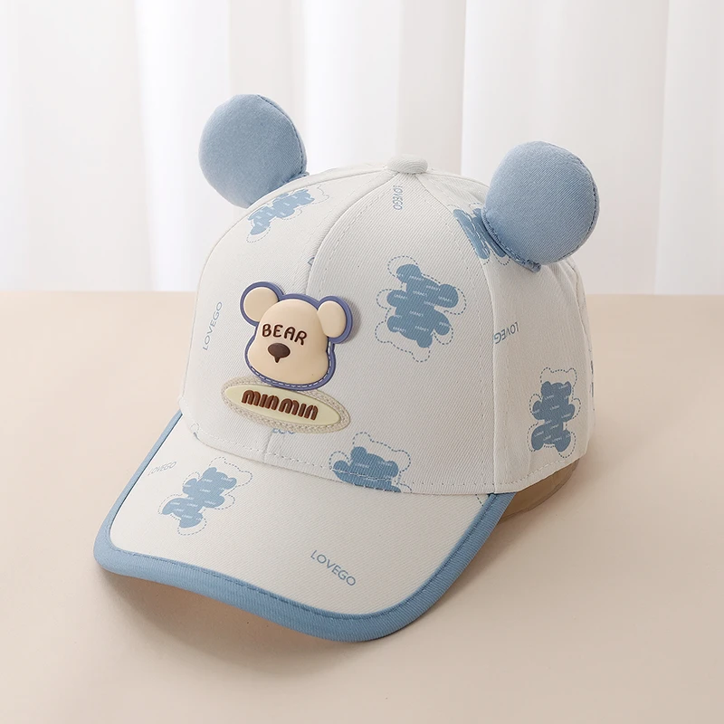 儿童帽子春季宝宝棒球帽出行遮阳帽可爱鸭舌帽男女童防晒帽户外萌