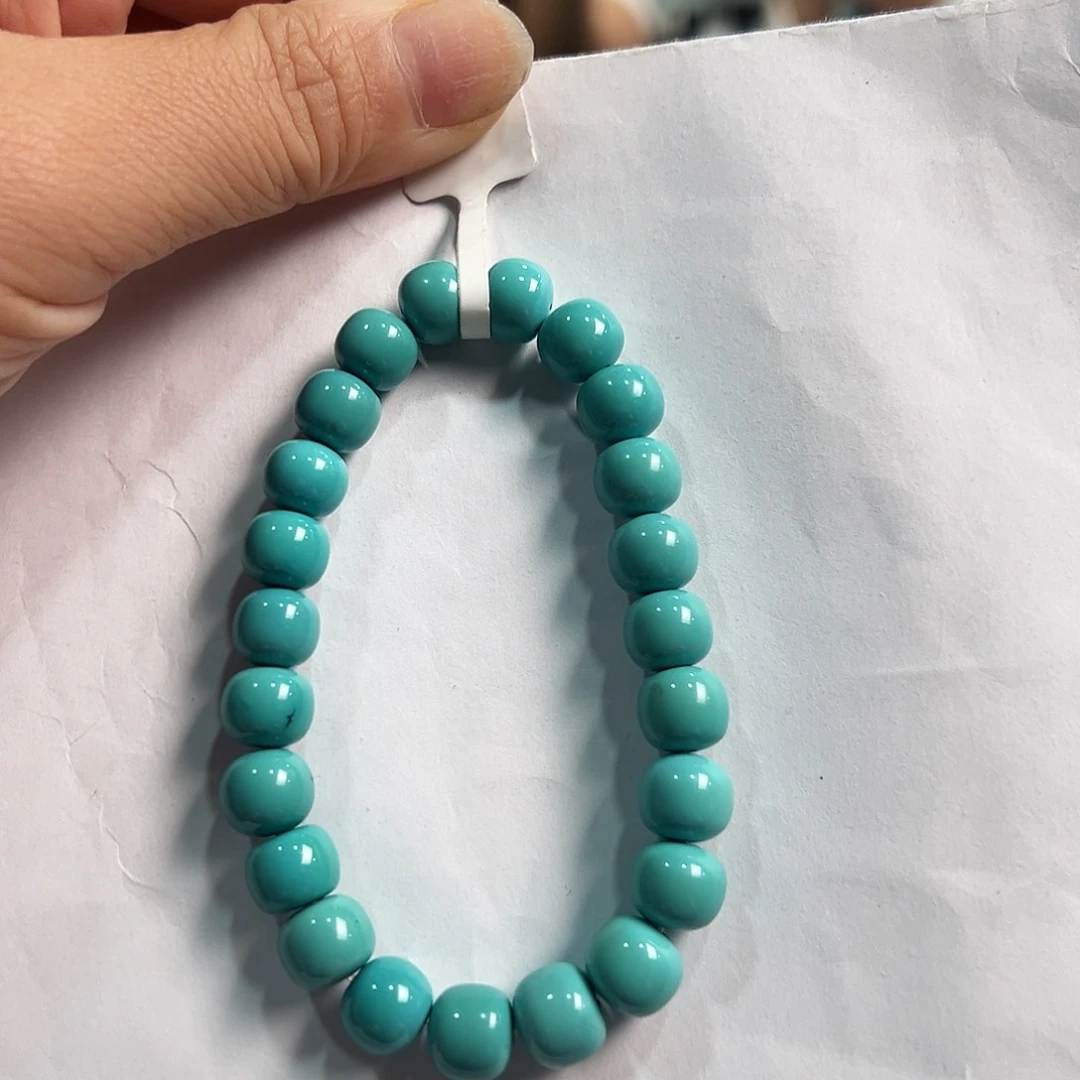 未镶嵌绿松石手串卡9➕