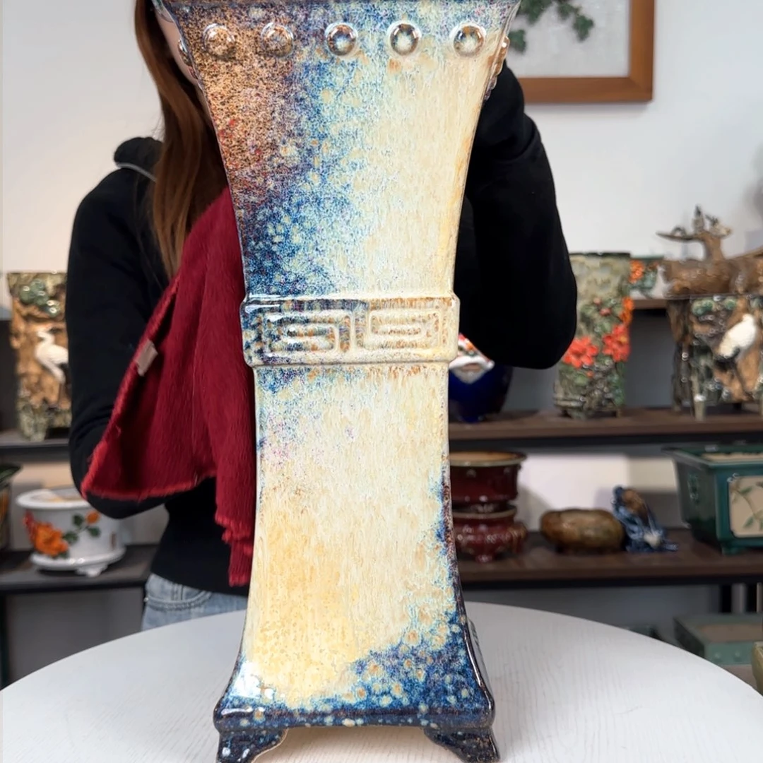 陶。一风堂石湾花盆