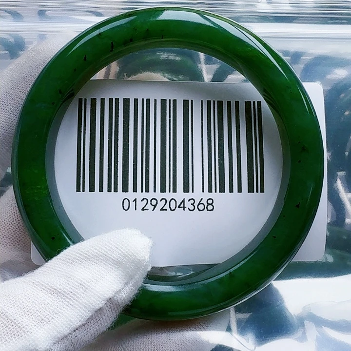 和田玉（碧玉）手镯未镶嵌60