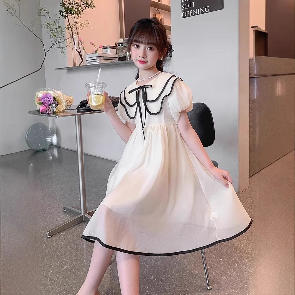 女童连衣裙夏装2025新款洋气时髦公主裙夏天夏季中大童裙子国风