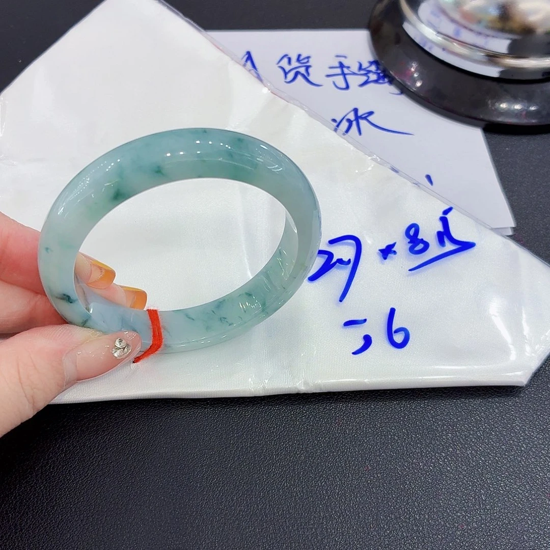 未镶嵌手镯翡翠天然缅甸翡翠手镯56