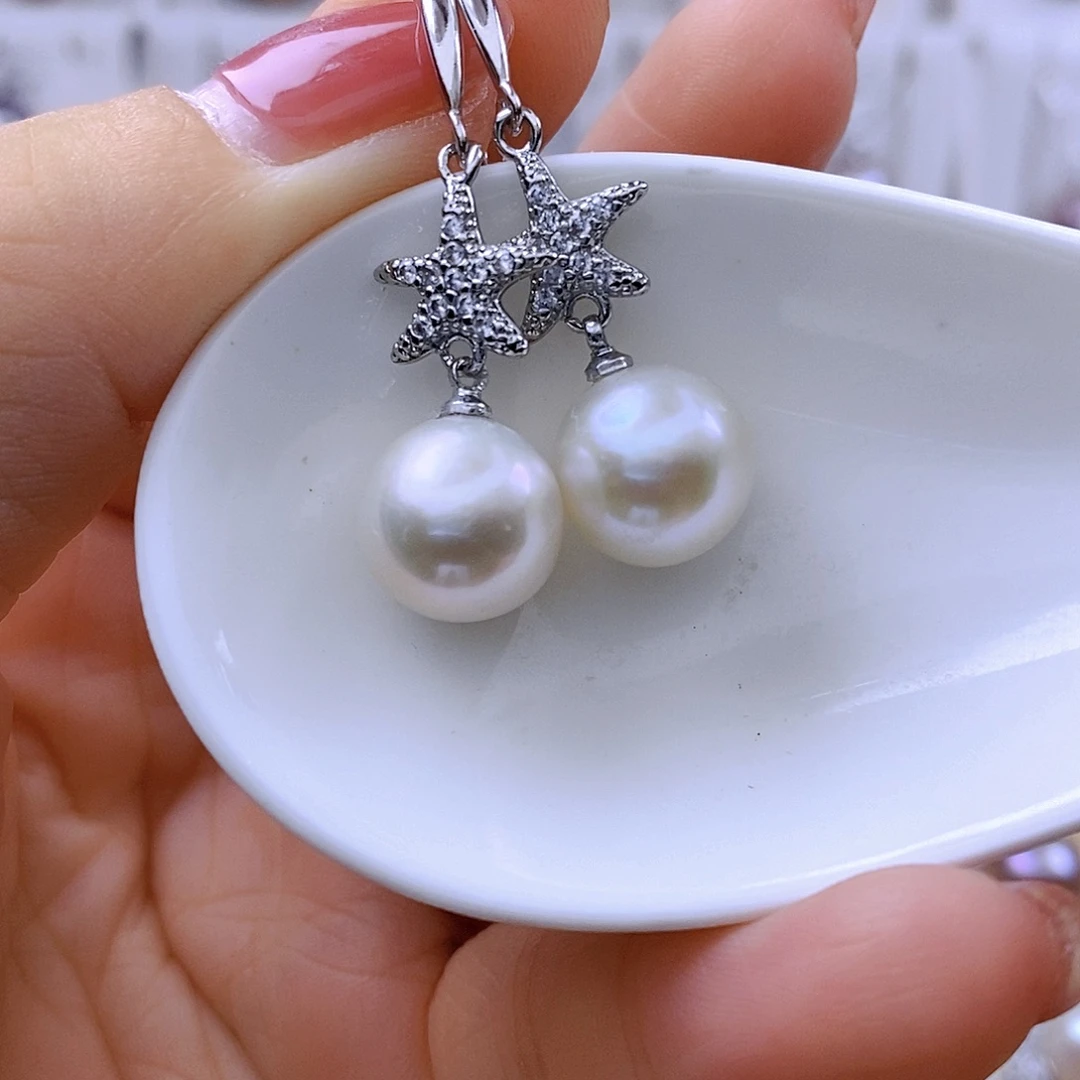 耳饰未镶嵌淡水珍珠