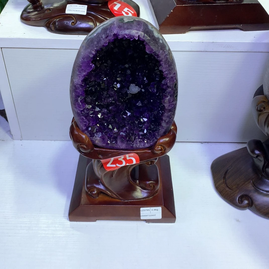 紫晶大型摆件（非配饰）未镶嵌蓝*酱