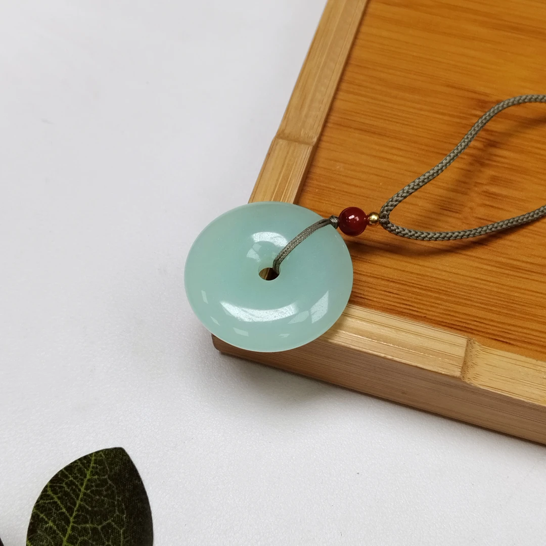 【 侯总甄选】气质百搭碎心冰魄平安扣-大约30mm