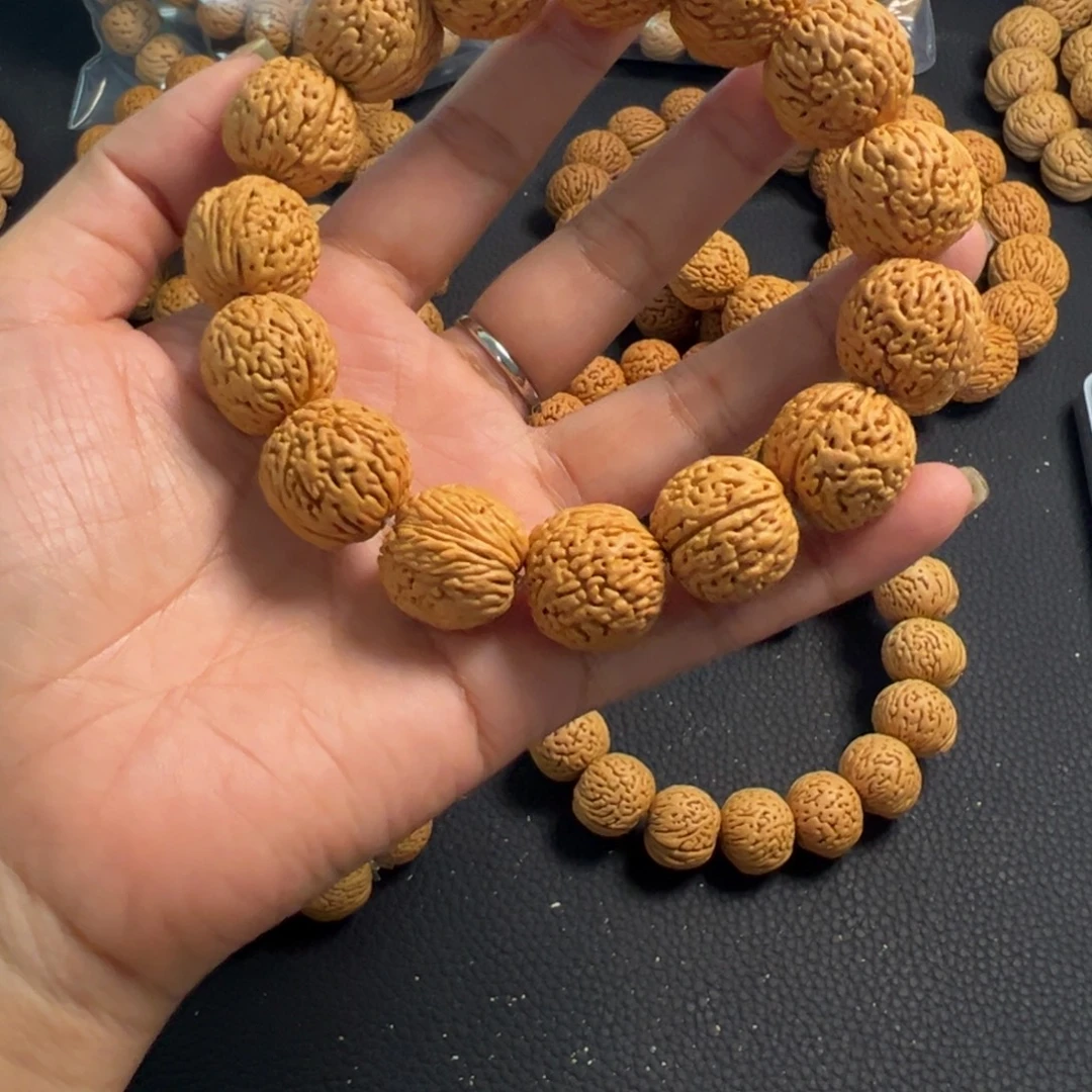星***画桃木手串/手链龙鳞凤尾18+