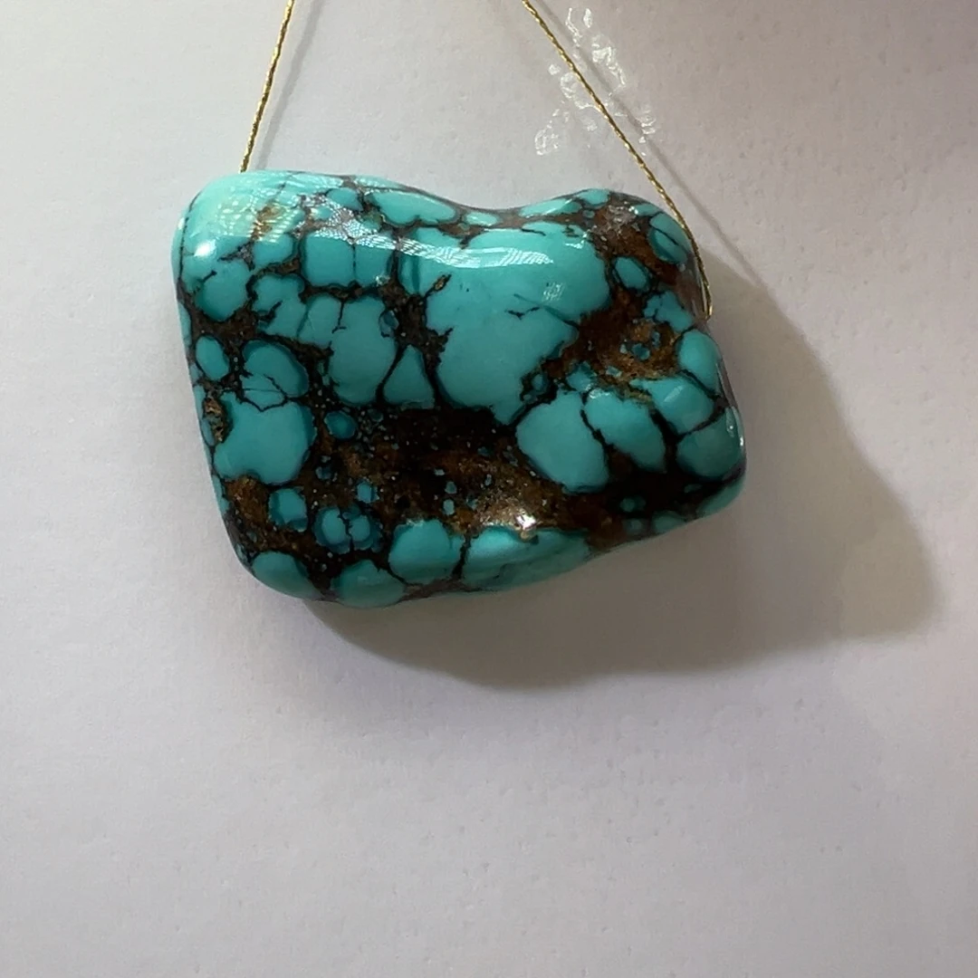 绿松石未镶嵌挂件