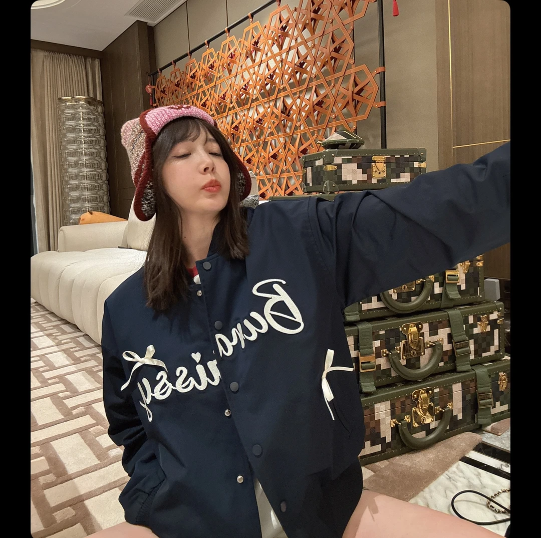 BETTER JOELY -【纯白蝴蝶结】时尚外套宽松韩版百搭通勤风Z0689