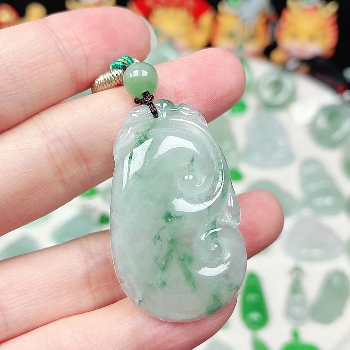 翡翠未镶嵌颈饰缅甸天然A货翡翠