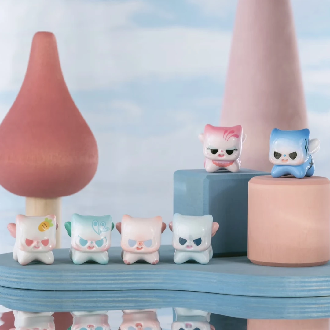 【拆袋】pitty三代萌粒萌兽出没系列盲盒盲袋摆件公仔猫猫萌粒