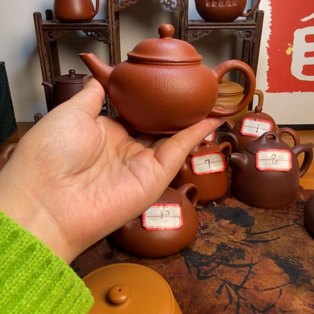 盘**仙小水平 半手工 紫砂壶