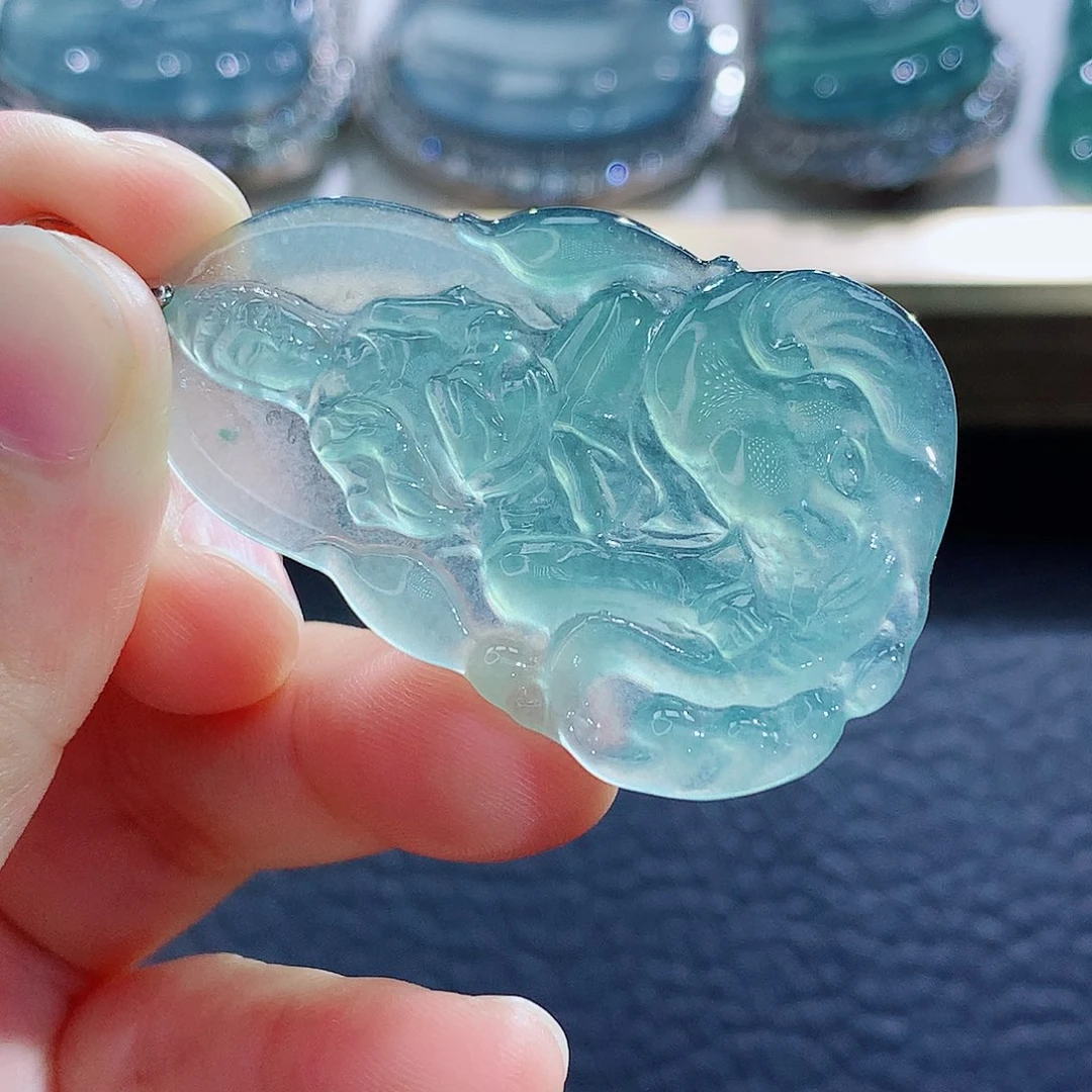 未镶嵌挂件翡翠翡翠