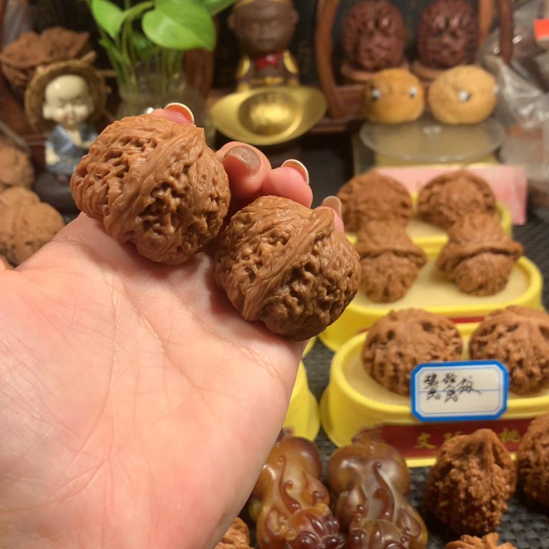 文玩核桃把件平底锅