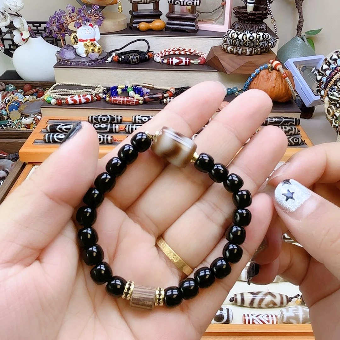 玛瑙/玉髓合金颈饰