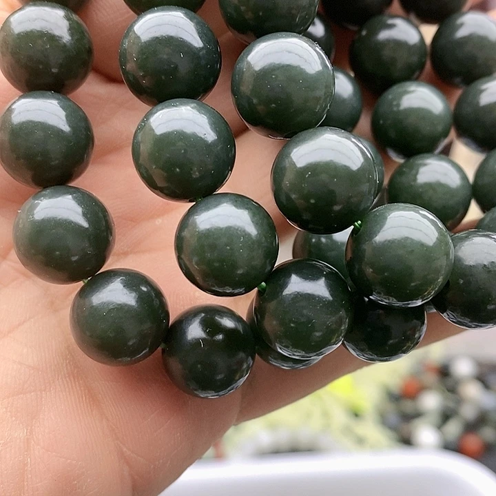 【闪购商品】手链未镶嵌和田玉14塔青拍一发一