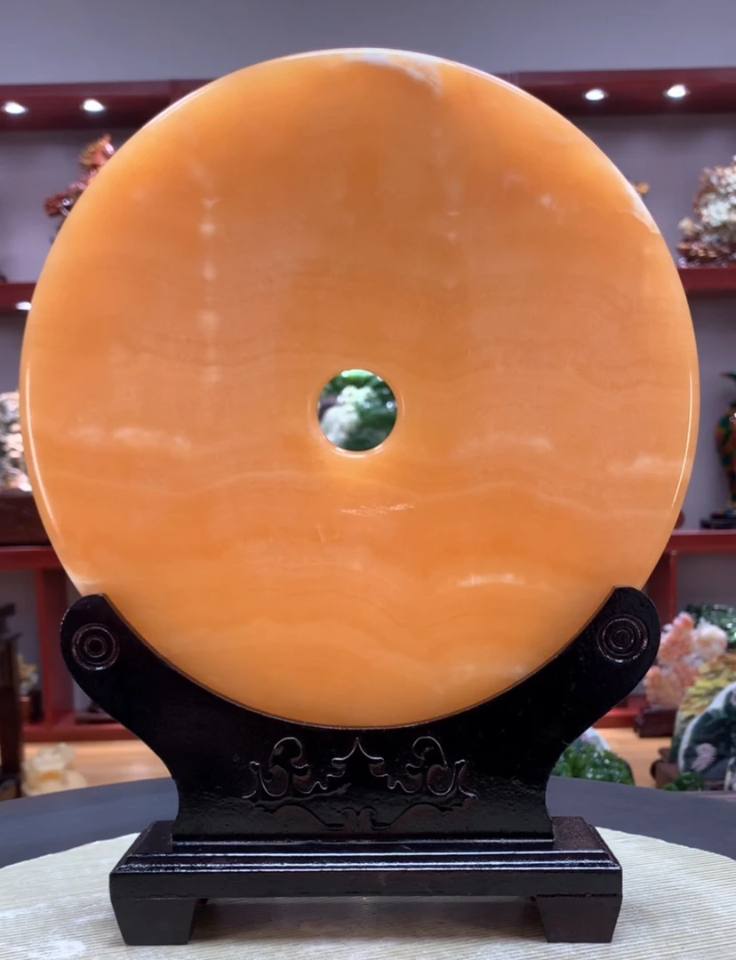 81108家居装饰摆件中式雕刻书房纪念花鸟电视柜玄关创意山水白菜