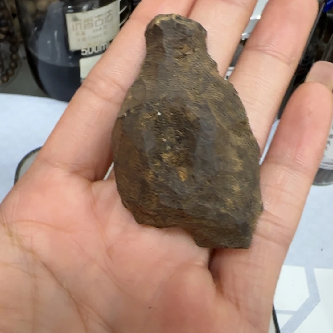 灰***辉沉香摆件奇楠沉香天然壳子吊坠块料8.6