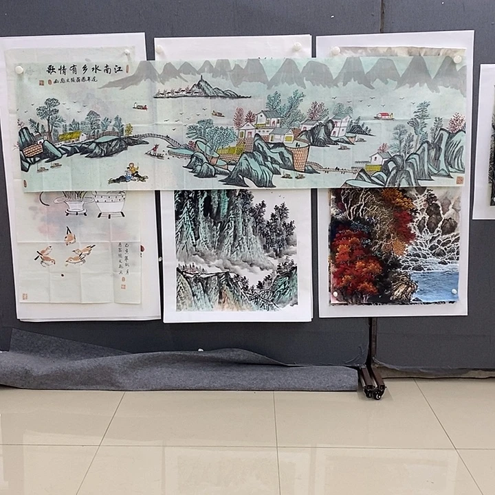 宇***斯国画手写手绘作品60