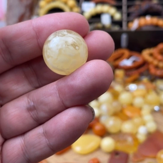 手链琥珀未镶嵌吊坠