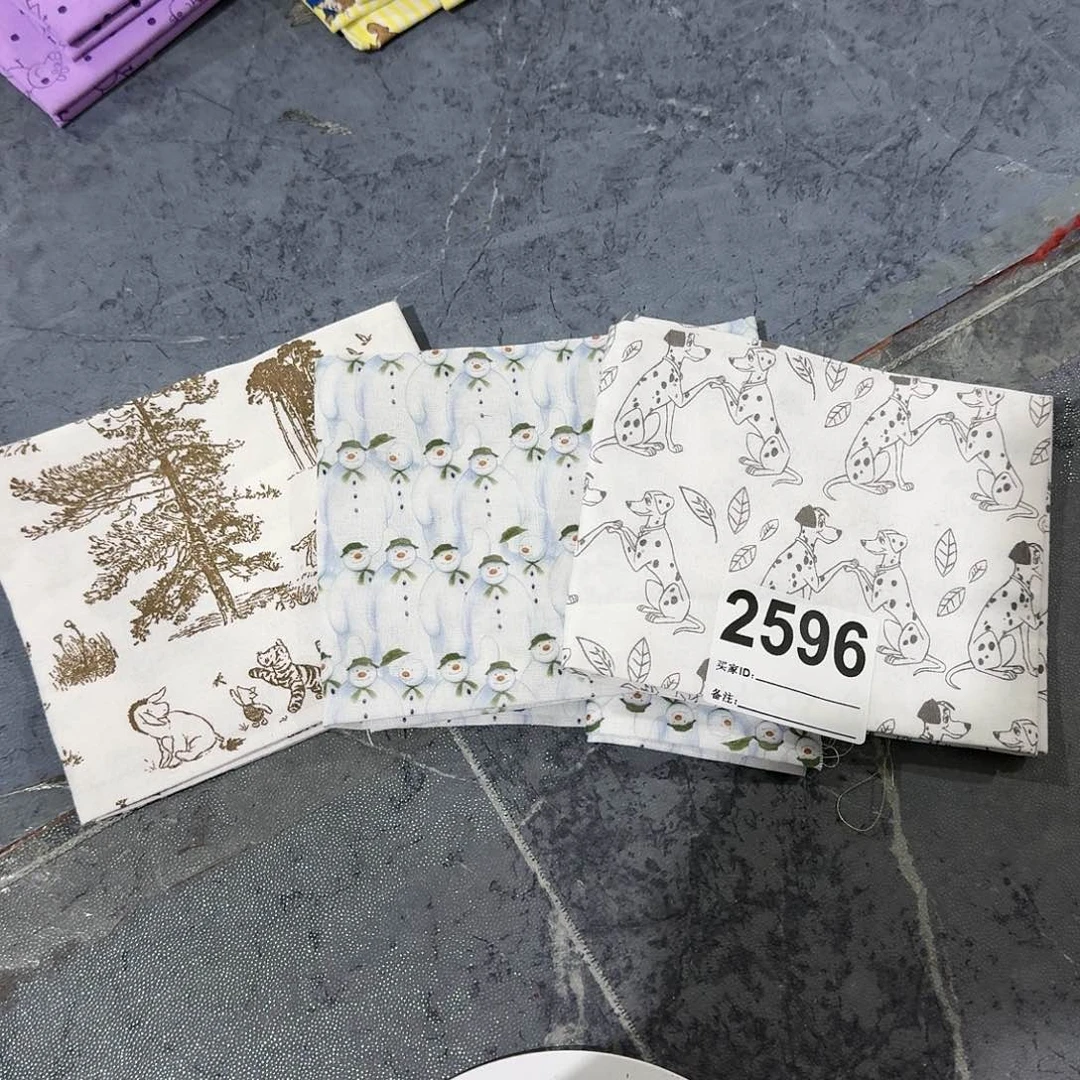 3片出品牌纯棉平布45 x 53厘米