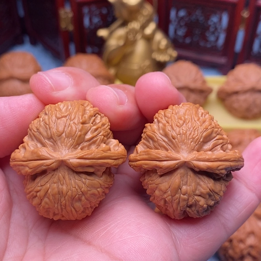 把件文玩核桃35全品毕业白狮子