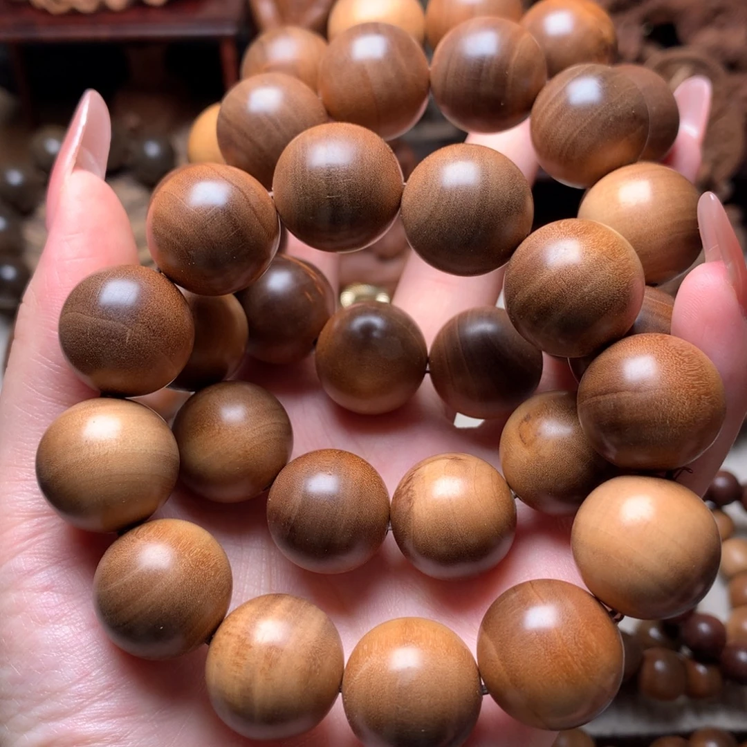 檀香木手串/手链老山檀香2.0奶香黑肉微瑕