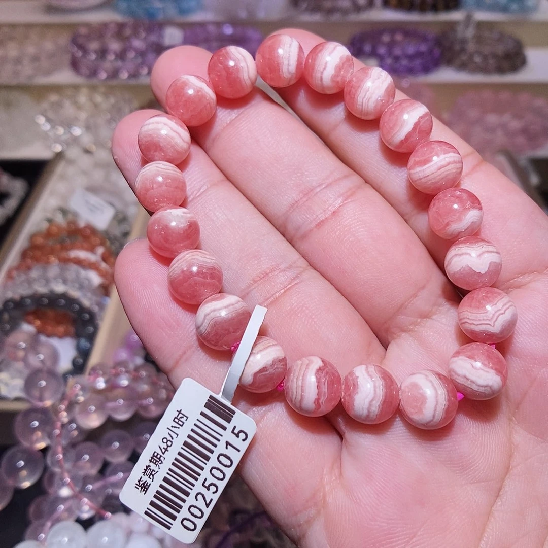 水晶手链未镶嵌红纹石10mm
