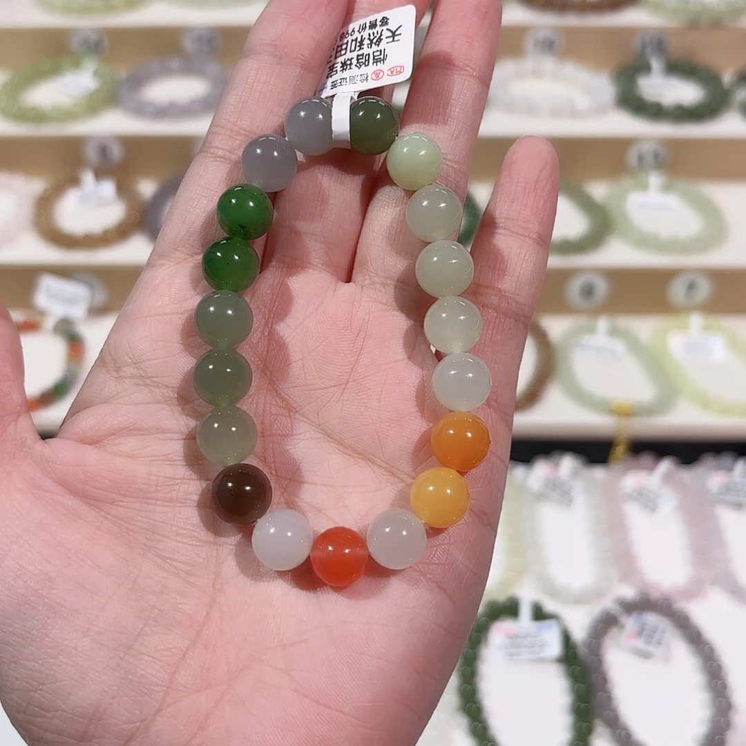 和田玉手链未镶嵌a