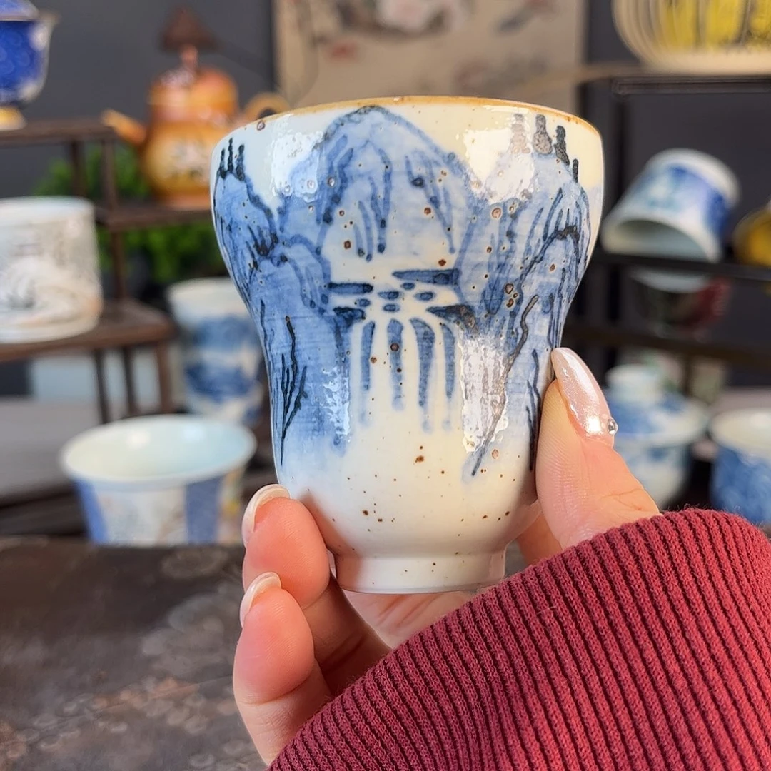 杯景德镇陶瓷茶杯多人